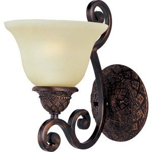 Maxim MAX 11246SVOI Symphony 1 Light Wall Sconce