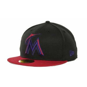 Miami Marlins New Era MLB Sneak Up 59FIFTY Cap