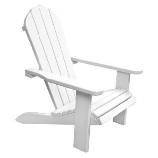 Newco Kids Wooden Outdoor Chair   White   11104