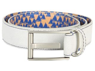 Robert Graham Riverside Suede Leather Belt Mens Belts (White)