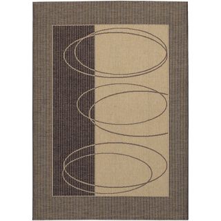 Five Seasons Boulder/ Brown cream Area Rug (86 X 13) (BrownSecondary colors: CreamPattern: GeometricTip: We recommend the use of a non skid pad to keep the rug in place on smooth surfaces.All rug sizes are approximate. Due to the difference of monitor col