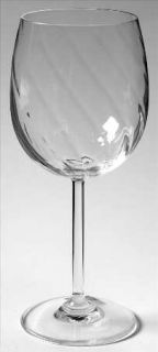 Christopher Stuart Optic Essence Water Goblet   Swirl Optic Bowl