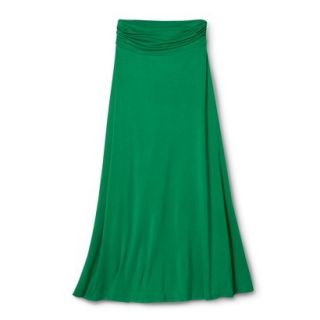 Merona Womens Knit Maxi Skirt   Acacia Leaf   XXL