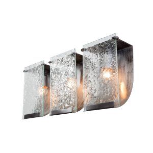 Varaluz VRZ 160B03 Rain 3 Light  Vanity