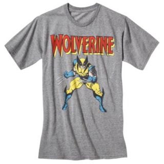 Wolverine Mens Graphic Tee   Heather Gray L
