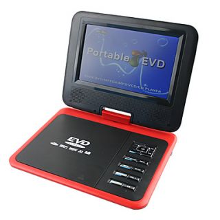 FJD 760 Portable 7.8 LCD HD Mobile DVD TV FM Card Reader Game USB