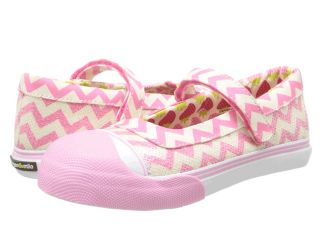 Morgan&Milo Kids Avril Sequin Printed MJ Girls Shoes (Coral)