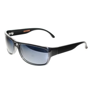 Dockers Polarized Sport Sunglasses, Blk/pur/mr, Mens