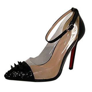 Faux Leather Womens Stiletto Heel Heels Pumps/Heels Shoes(More Colors)