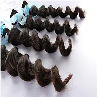 100% Virgin Remy Human Hair Extensions Lustrous Peruvian Loose Wave Weft Mixed Lengths 22 24 26 Inches