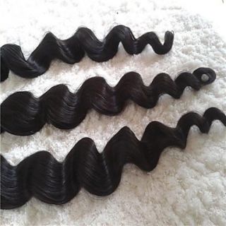 Mixed Lengths 14 16 18 Inches Indian Loose Wave Weft 100% Virgin Remy Human Hair Extensions