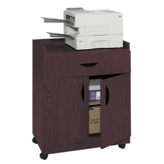 Safco Products Mobile Machine Stand with Pullout Drawer 1852 Finish Gray