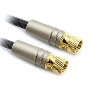 C Cable F Type Coaxial Cable M/M for HD Digital TV (5M)