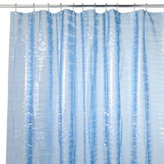 InterDesign Ripplz Shower Curtain   Blue (70x72)