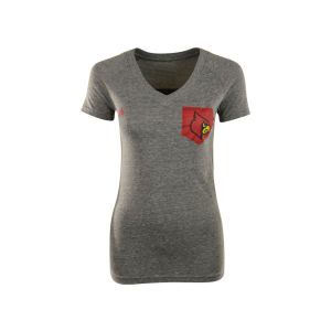 Louisville Cardinals adidas NCAA Womens Faux Pocket T Shirt