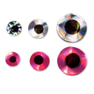 Holographic Decal Eyes, Red, 1/8