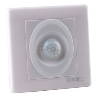 Three Wire System Wall Mount Infrared Sensor Motion Activated LED Light Switch (180 240V)