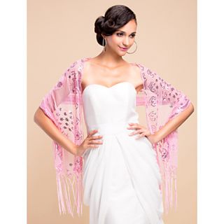 Wonderful Sequined Voile Wedding/Evening Shawl (More Colors)