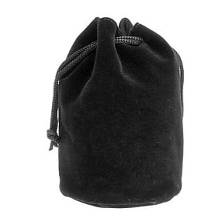 Protective Cotton Flannel Bag for Camera Lens C3 (80140mm, Black)
