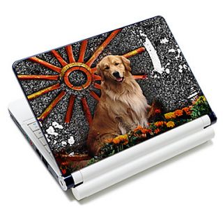 Golden Retriever Pattern Laptop Notebook Cover Protective Skin Sticker For 10/15 Laptop 18624