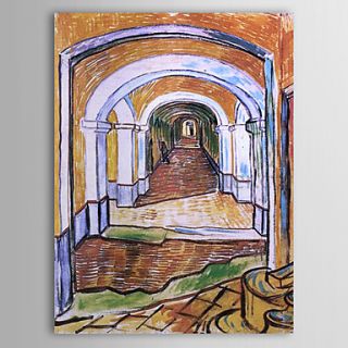 Famous Oil Painting Corridor in Saint Paul Hospital by Van Gogh
