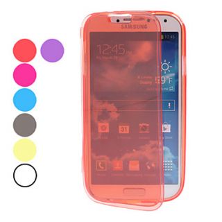 Transparent Soft TPU Full Body Case for Samsung Galaxy S4 I9500 (Assorted Colors)
