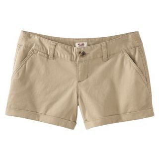 Mossimo Supply Co. Juniors Mid Length Woven Short   Bonjour Brown 13