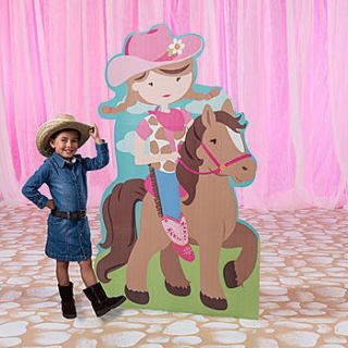 Cowgirl Cutie Horse Standee