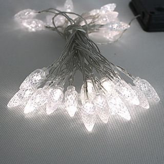 30Led White Outdoor Led Solar Fairy Lights Christmas Decor Lamp Gifts(Cis 57109)
