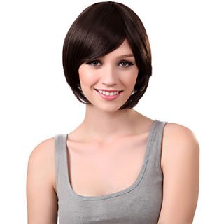 Capless Short Brown High Quality Synthetic Hair Wig