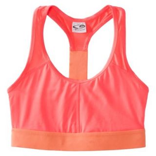 C9 by Champion Womens Compression Bra With Mesh   Sunset XS