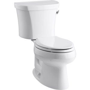 Kohler K 3948 RZ 0 WELLWORTH Elongated 1.28 gpf Toilet, 14 In. Rough In, Right H