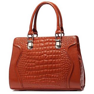 Womens Popular Style First Layer Cowhide with Crocodile Grain Totes