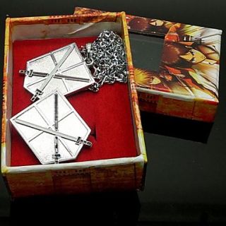 Attack on Titan Training Corps Necklace and Brooch Cosplay Accessory