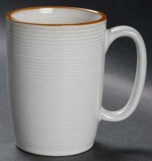Thomas OBrien Vintage Modern White Mug, Fine China Dinnerware   All White,Conce