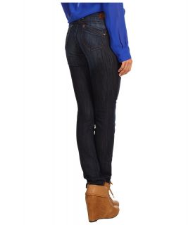 Mavi Jeans Alexa Mid Rise Super Skinny in Dark Kensington Womens Jeans (Blue)