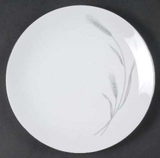 Johann Haviland Silver Wheat Salad Plate, Fine China Dinnerware   Gray Wheat On