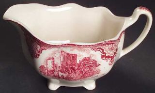 Johnson Brothers Old Britain Castles Pink (Crown Stamp) Creamer, Fine China Dinn