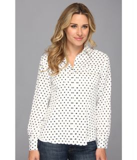 Pendleton Tippi Dot Print Blouse Womens Blouse (White)