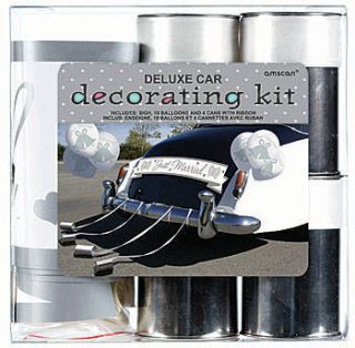 Just Married Car Decorating Kit
