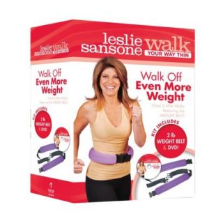 Leslie Sansone Walk Off Even More Weight DVD Set with Belt