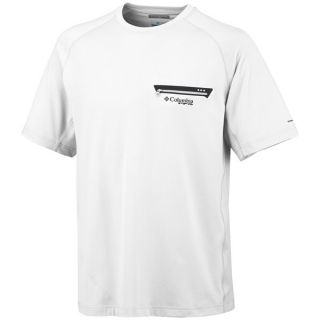 Columbia Sportswear PFG Ultimate Chill Shirt   UPF 30  Short Sleeve (For Men)   WHITE (L )