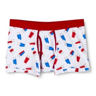 Mossimo Supply Co. Mens Popsicle Print Boxer Briefs   Red XL