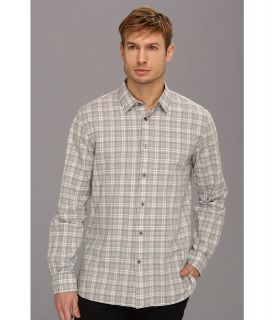 John Varvatos Slim Fit Shirt w/ Point Collar Mens Long Sleeve Button Up (Gray)