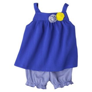 Just One YouMade by Carters Newborn Girls 2 Piece Set   Rosette Blue 24 M