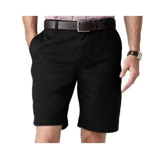 Dockers Flat Front Shorts, Black, Mens