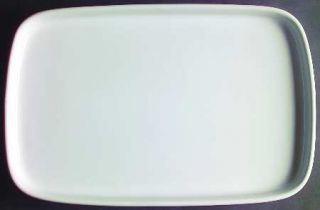 Trend Pacific Bauhaus White 12 Oval Serving Platter, Fine China Dinnerware   So