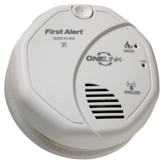 First Alert OneLink SA501CN2 3ST Battery Operated Smoke Alarm   2 Pack
