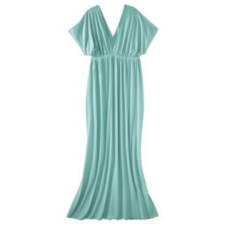 Merona Womens Knit Kimono Maxi Dress   Sunglow Green   S