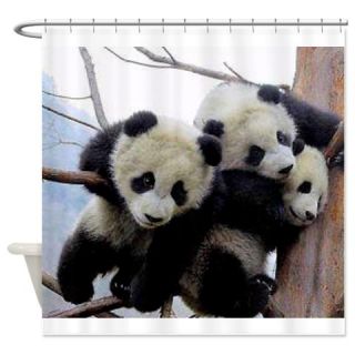 CafePress Panda Bears Shower Curtain Free Shipping! Use code FREECART at Checkout!